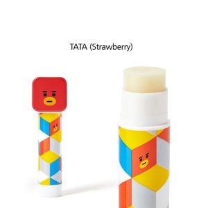 New BT21 Tata Figurine Strawberry Flavor Chapstick